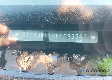 2014 Toyota Corolla S Plus from USA, damaged, VIN 2T1BURHEXEC085587